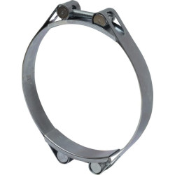 Žarnos spaustukas, 150-160 mm, dvigubas varžtas, dviguba juosta, DIN912, cinkuotas Kramp DBHC150160