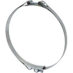 Žarnos spaustukas, 270-280 mm, dvigubas varžtas, dviguba juosta, DIN912, cinkuotas Kramp DBHC270280