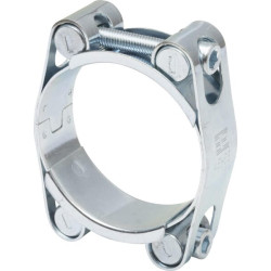 Žarnos spaustukas, 45-55 mm, dvigubas varžtas, dviguba juosta, DIN912, cinkuotas Kramp DBHC4555