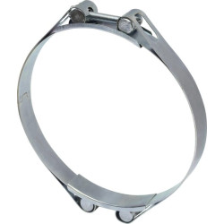 Žarnos spaustukas, 180-190 mm, dvigubas varžtas, dviguba juosta, DIN912, cinkuotas Kramp DBHC180190