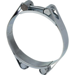 Žarnos spaustukas, 115-125 mm, dvigubas varžtas, dviguba juosta, DIN912, cinkuotas Kramp DBHC115125