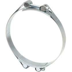 Žarnos spaustukas, 170-180 mm, dvigubas varžtas, dviguba juosta, DIN912, cinkuotas Kramp DBHC170180