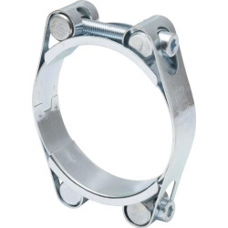 Žarnos spaustukas, 75-85 mm, dvigubas varžtas, dviguba juosta, DIN912, cinkuotas Kramp DBHC7585