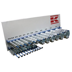 Žarnų spaustukų rinkinys / stovas HCSET670