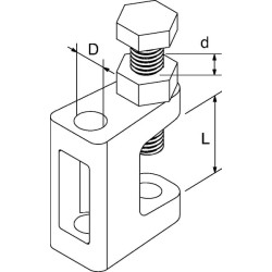 Laikiklis TKL L Ø 9 50x 77605