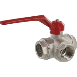 Rutulinis vožtuvas L 11/4" IT/IT 3 padėčių KS3114L