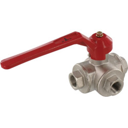 Rutulinis vožtuvas T 3/8" IT/IT 3 padėčių KS338T