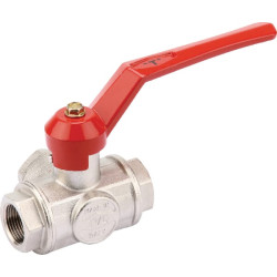 Rutulinis vožtuvas T 3/4" IT/IT 3 padėčių KS334T