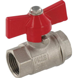 Rutulinis vožtuvas su sparno rankena 3/8" I/I KS38FV