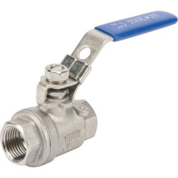 Rutulinis vožtuvas, nerūdijančio plieno, 2xF 1/2" BVS12FSS