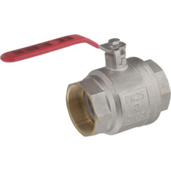 Rutulinis vožtuvas BSP 2x vidinis sriegis 2 1/2" + nerūdijančio plieno rankena KS212FKR