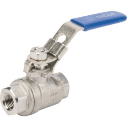 Rutulinis vožtuvas, nerūdijančio plieno, 2xF 1/4'' BVS14FSS