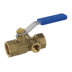 Rutulinis vožtuvas 1/2" sriegis + ištuštinimo anga 97205