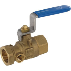 Rutulinis vožtuvas 3/4" vidinis sriegis + išleidimo anga 97210