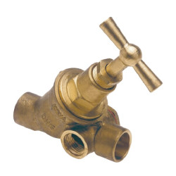 Uždarymo čiaupas 15x15 mm varis 96110