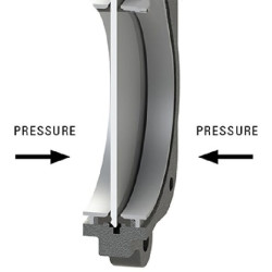 10" pneumatinė sklendė LOCKER BiDi B.P. LVB250P