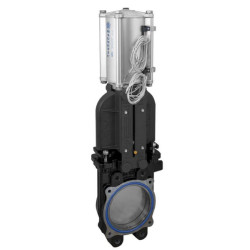 Peilinė sklendė 8" GLADIO pneumatinė su jutikliais RIV122200