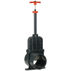 PVC sklendės vožtuvas D200mm ilgio 1300200L