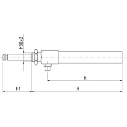 Hidraulinis cilindras 6" 6008900