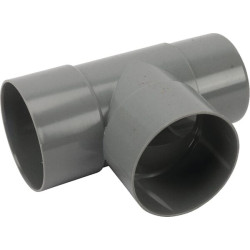 PVC T formos detalė 80 mm pilka HWA380801G