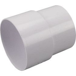 PVC lizdas 80 mm, baltas HWA580801W