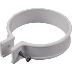 PVC vamzdžio laikiklis 80 mm, baltas HWA880801W