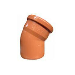 PVC alkūnė 110 mm x 30° 16151110030