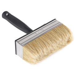 Didelis vienkartinis šepetys, baltas kiaulės kailis 5X15cm CP2323455