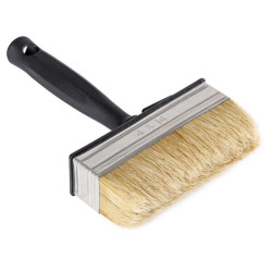 Didelis vienkartinis šepetys, baltas kiaulės kailis 4x14cm CP2323444