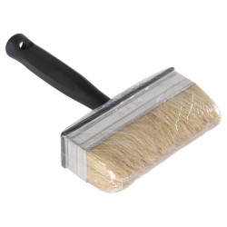 Didelis vienkartinis šepetys, baltas kiaulės kailis 4x14cm CP2323444