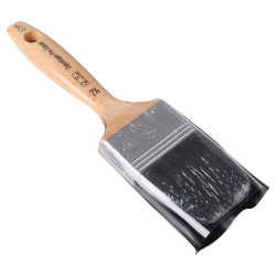 Klasikinis plokščias teptukas V formos žvaigždutės formos, juodi kiaulės plaukai, 65 mm CP2320225