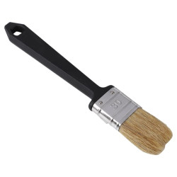 Vienkartinis plokščias šepetys, balti kiaulės plaukai, 30 dydis CP2320530