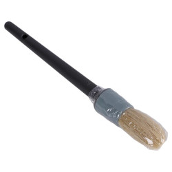 Vienkartinio naudojimo smailūs teptukai, balti kiaulės plaukai, 22 mm CP2310712