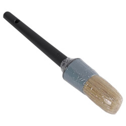 Vienkartiniai smailūs teptukai, balti kiaulės plaukai, 35 mm CP2310720