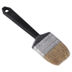 Vienkartinis plokščias šepetys, balti kiaulės plaukai, 60 dydis CP2320560