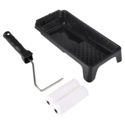 Dažų rinkinio padėklas + volelis, IV žvaigždės formos, putplasčio SF, apvalūs, 11 cm, 4 vnt. CP2391104