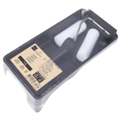 Dažų rinkinio padėklas + volelis, IV žvaigždės formos, putplasčio SF, apvalūs, 11 cm, 4 vnt. CP2391104