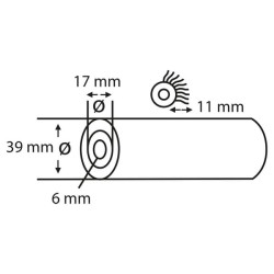 Sienų dažymo volelis IV star, Vestan 11mm 10cm (2vnt.) CP2330053
