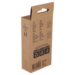 Dažymo volelis V formos žvaigždės formos, veltinis 5 mm / 5,5 cm (4 vnt.) CP2331041