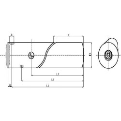 Kaištis 50x120 mm Kramp UNSGGS50120