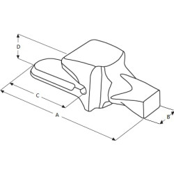 Dantų adapteris - V tipo V17SYLN