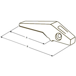 Dantų adapteris J250 krautuvas 1U1254N