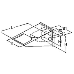 Dantų galiukas, platus, J250 3G8250N