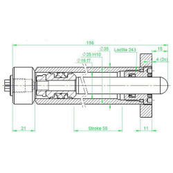 Cilindro greito atleidimo CW0 D162555CW0