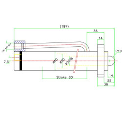 Cilindro greito atjungimo jungtis CW10 D203080CW1