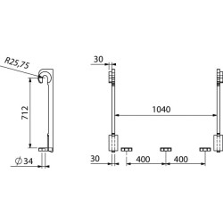 Keičiamieji laikikliai LBAMER71230TL