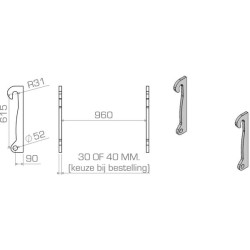 Keičiamieji laikikliai LBAVOL61530B