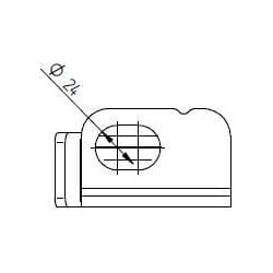 Privirinama adapterio plokštė „Giant Compact“ kairė AB042010001A