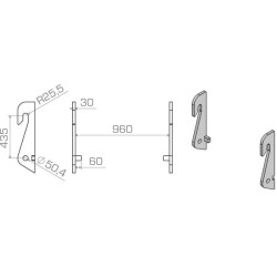 Keičiamieji laikikliai LBACLA43530S
