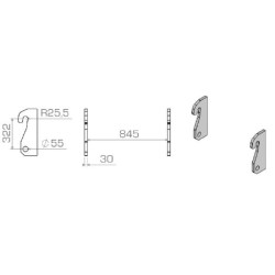 Keičiami laikikliai LBAWEI32230LS